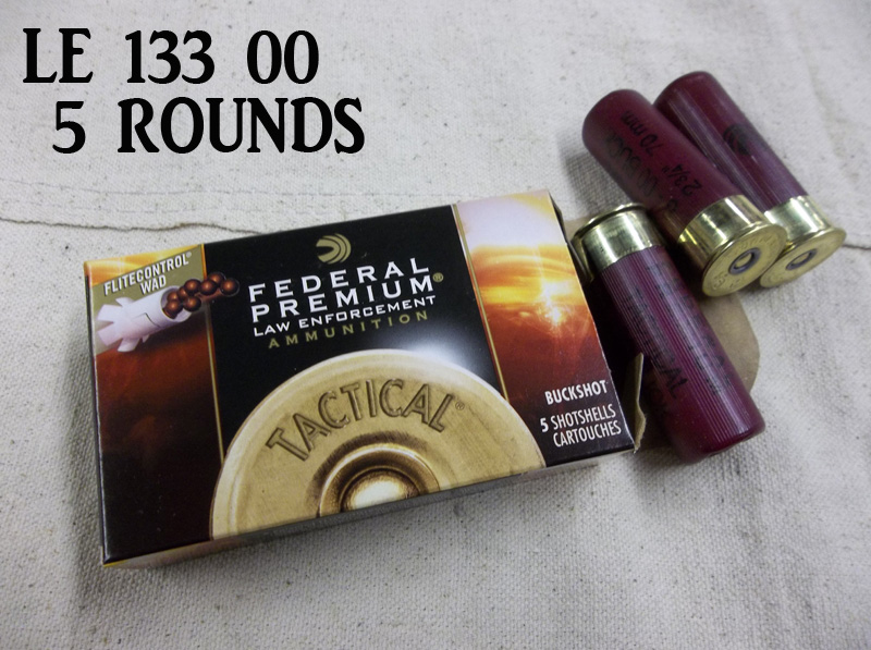 Federal LE 133 00 12ga 2 3/4 00 Buckshot 5rd